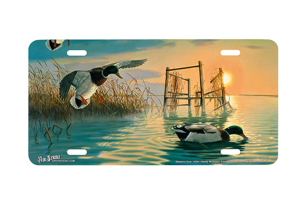 "Seasons Over" - Decorative License Plate