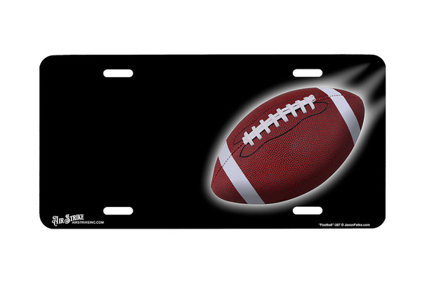 "Football" - Decorative License Plate