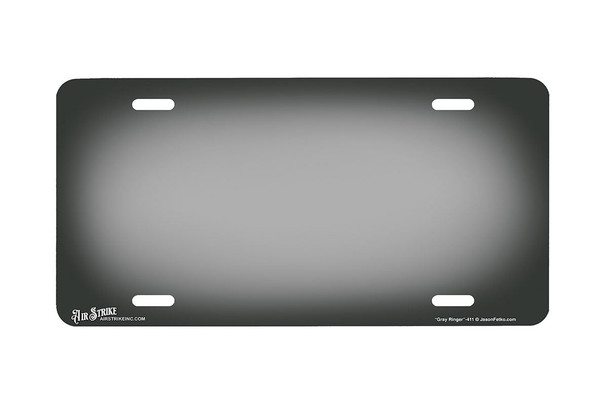 "Gray Ringer" - Decorative License Plate