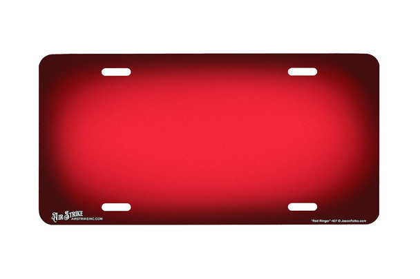 "Red Ringer" - Decorative License Plate