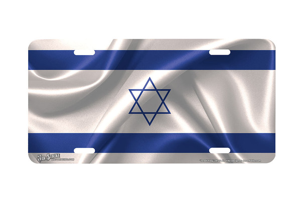 "Isreali Flag" - Decorative License Plate