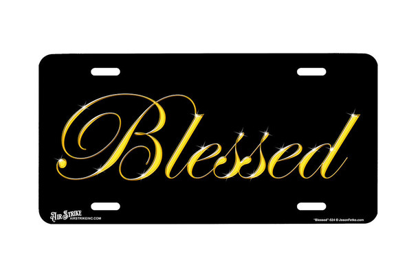 "Blessed II" - Decorative License Plate