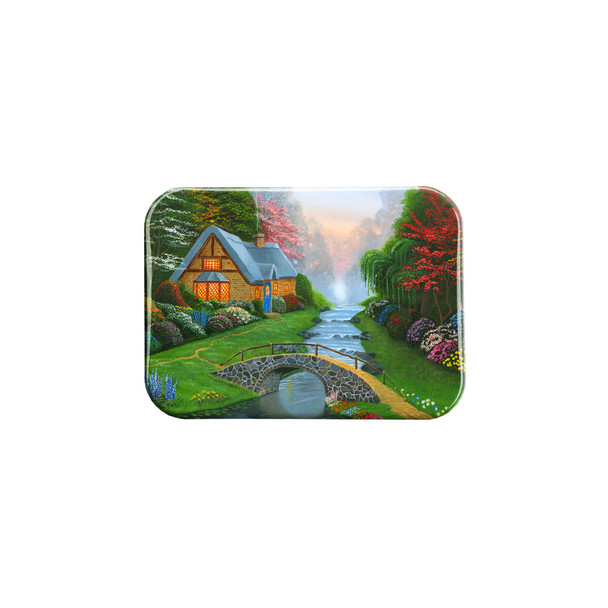 Springtime Cottage - 2.5" X 3.5" Rectangle Fridge Magnets