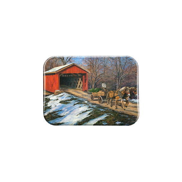 "The Old Kissing Bridge" - 2.5" X 3.5" Rectangle Fridge Magnets