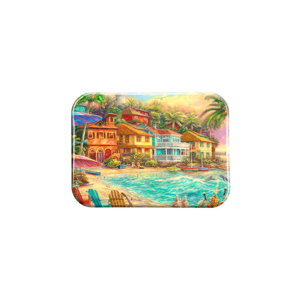"Island Time" - 2.5" X 3.5" Rectangle Fridge Magnets