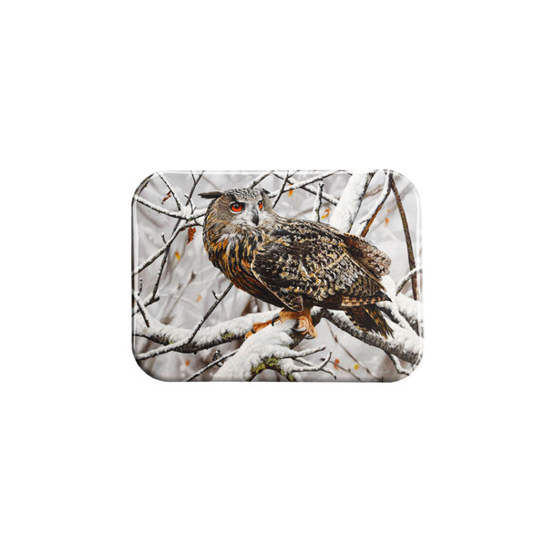 "Grey Owl" - 2.5" X 3.5" Rectangle Fridge Magnets