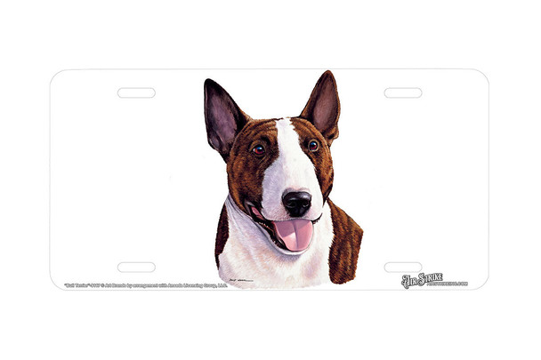 "Bull Terrier" - Decorative License Plate