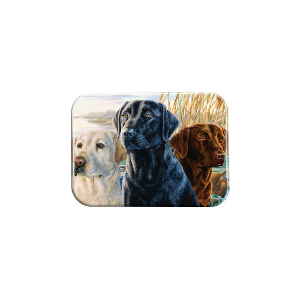 "Lab Trio" - 2.5" X 3.5" Rectangle Fridge Magnets