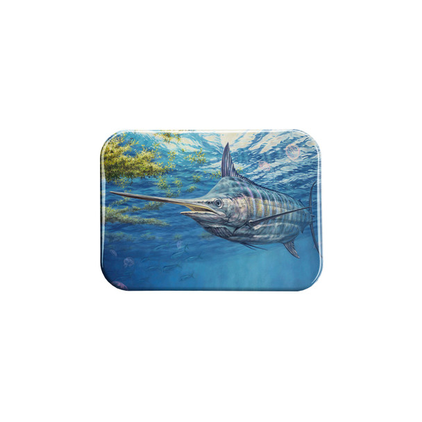 "Prowling Marlin" - 2.5" X 3.5" Rectangle Fridge Magnets