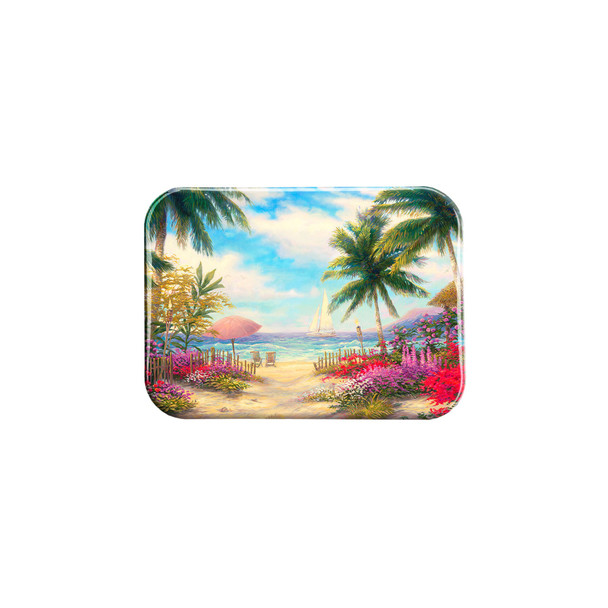 "Sea Breeze Path" - 2.5" X 3.5" Rectangle Fridge Magnets