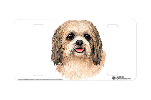 "Shih Poo" - Decorative License Plate