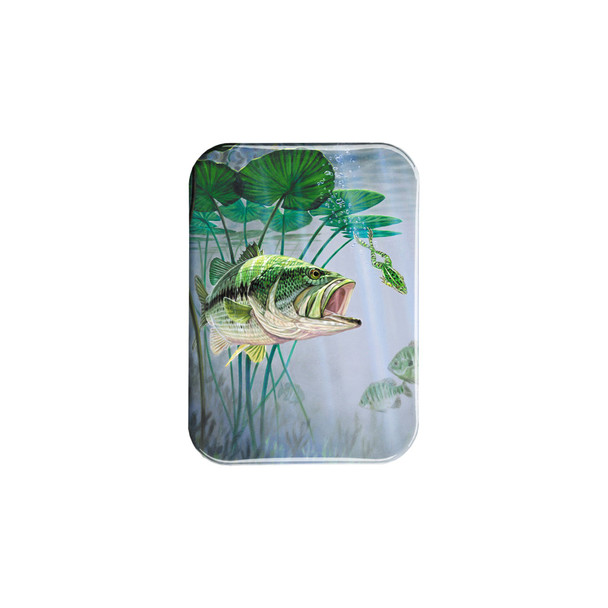 "Bass And Leopard Frog" - 2.5" X 3.5" Rectangle Fridge Magnets
