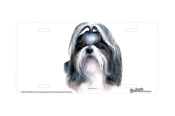"Shih Tzu" - Decorative License Plate