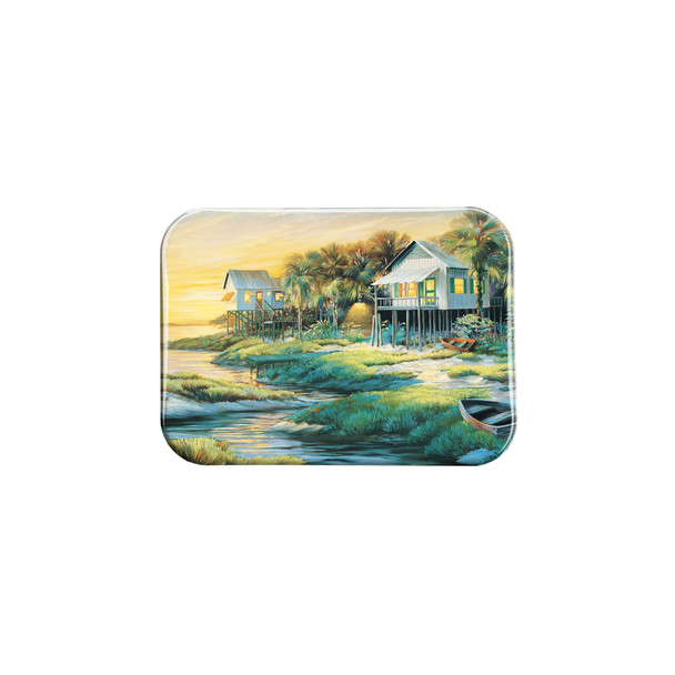 "Days End On The Bayou" - 2.5" X 3.5" Rectangle Fridge Magnets