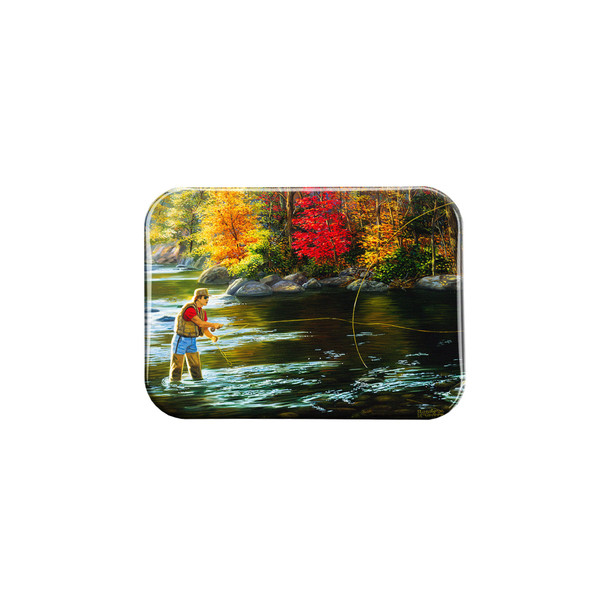 "Rolling On The River" - 2.5" X 3.5" Rectangle Fridge Magnets