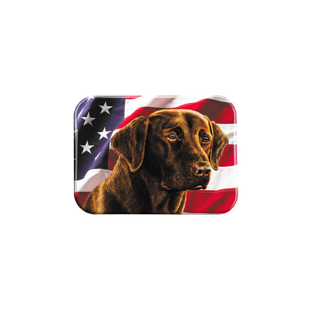 "American Chocolate Lab" - 2.5" X 3.5" Rectangle Fridge Magnets