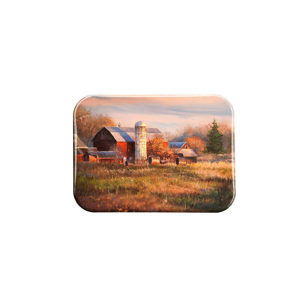 "Morning Frost II" - 2.5" X 3.5" Rectangle Fridge Magnets