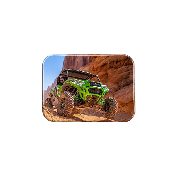 Green UTV Canyon Climber – 2.5" x 3.5" Rectangle Fridge Magnet