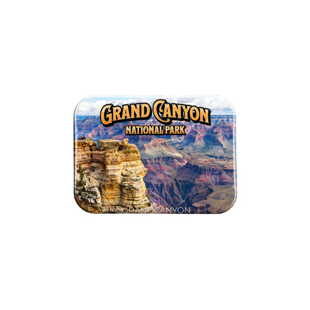 Grand Canyon Canyon Cliff View – 2.5" x 3.5" Rectangle Fridge Magnet