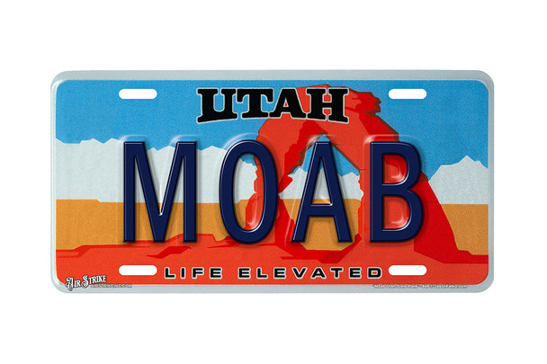 Moab Utah State Plate  - Decorative License Plate
