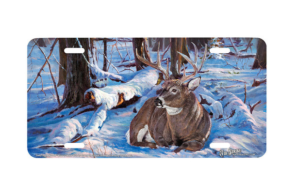 "Deep In The Woods" - Decorative License Plate