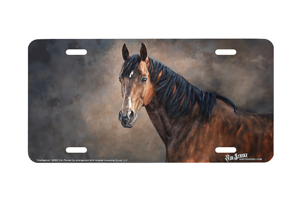 "Intelligence" - Decorative License Plate