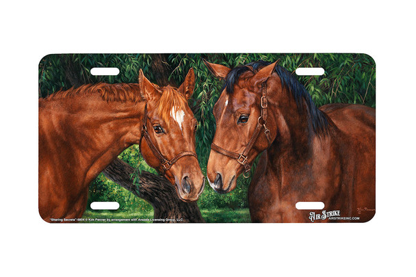 "Sharing Secrets" - Decorative License Plate