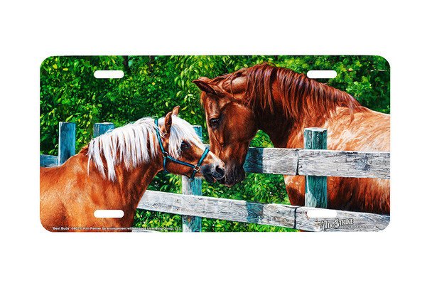 "Best Buds" - Decorative License Plate