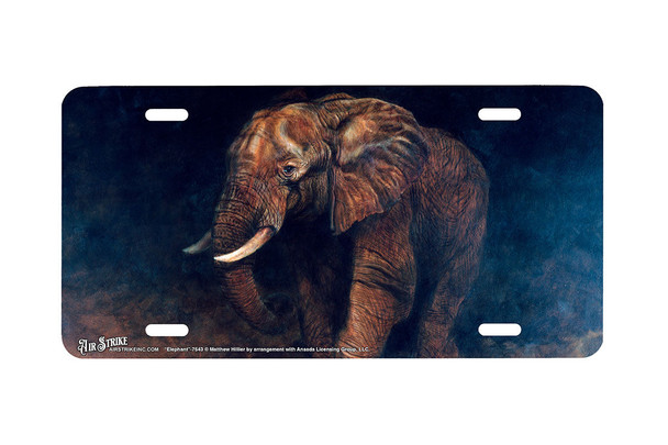 "Elephant" - Decorative License Plate