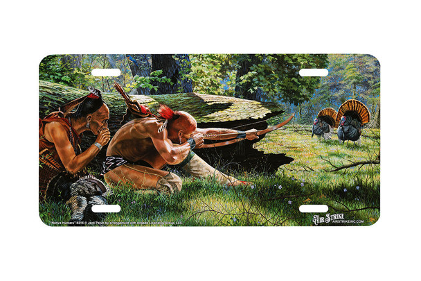 "Native Hunters" - Decorative License Plate