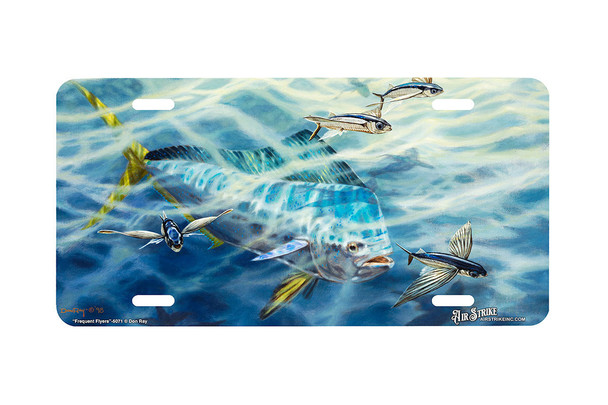 "Frequent Flyers" - Decorative License Plate