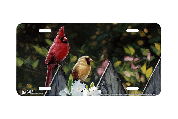 "Lovers At The Inn" - Decorative License Plate