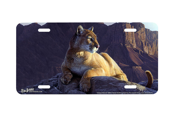 "Canyon Retreat" - Decorative License Plate