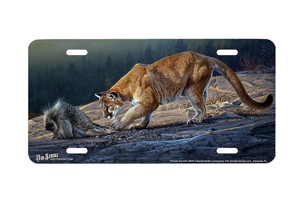 "Prickly Pursuit" - Decorative License Plate