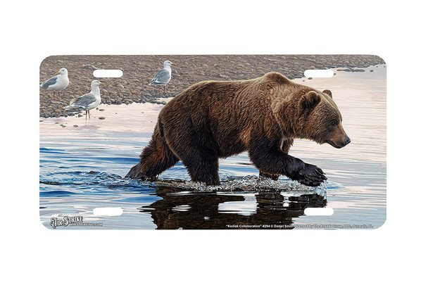 "Kodiak Collaboration" - Decorative License Plate