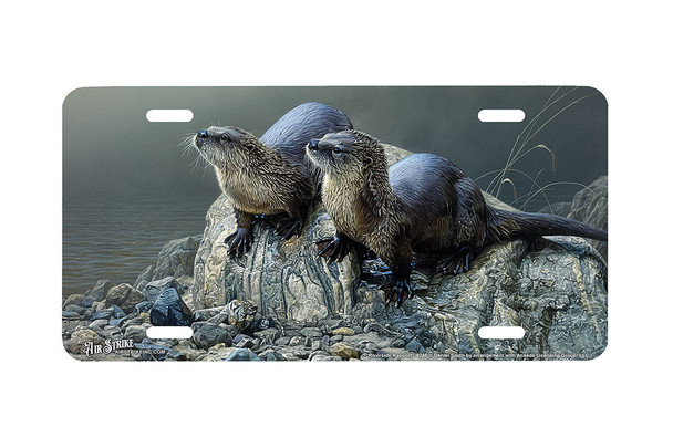 "Riverside Rapport" - Decorative License Plate