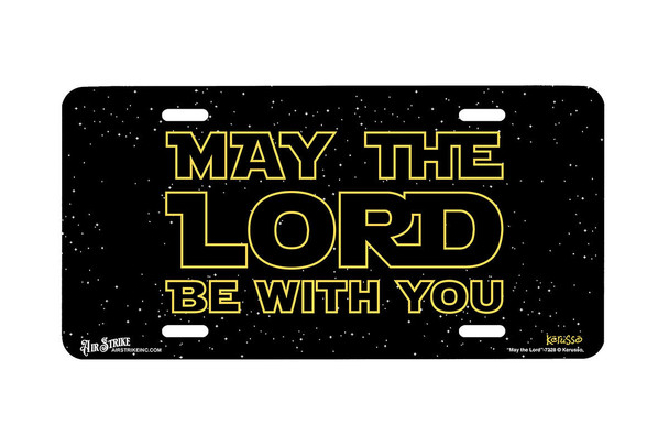 "May the Lord" - Decorative License Plate