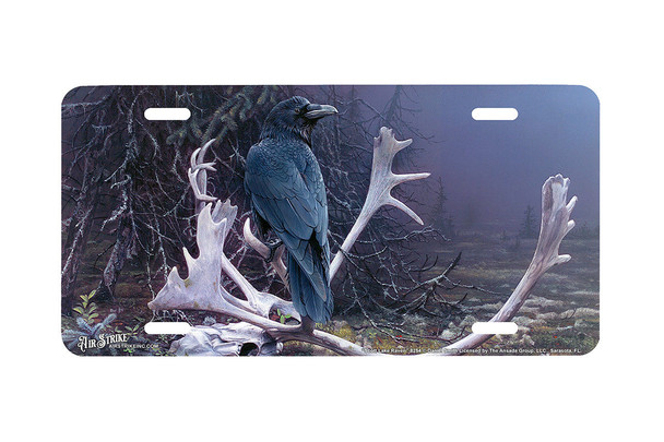 "Scott Lake Raven" - Decorative License Plate