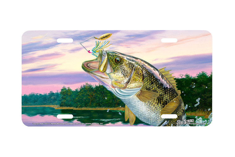 "Launch Pad" - Decorative License Plate