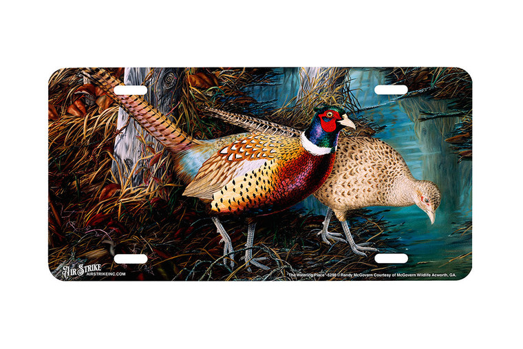 "The Watering Place" - Decorative License Plate