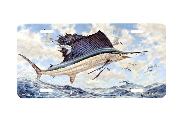 "Airborne" - Decorative License Plate