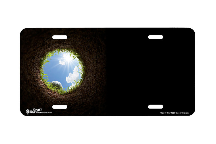 "Hole In One" - Decorative License Plate