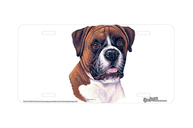 "Boxer II" - Decorative License Plate