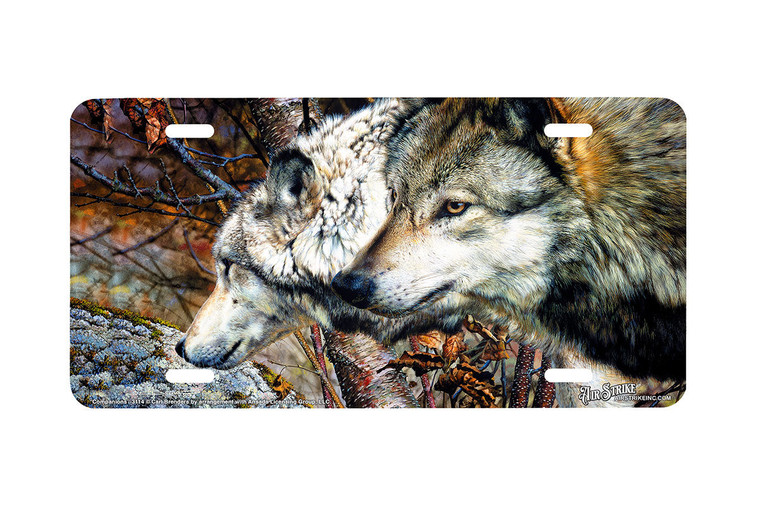 "Companions II" - Decorative License Plate