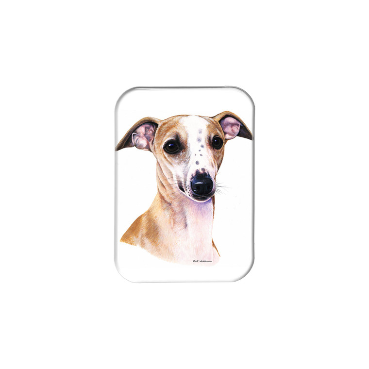 "Whippet" - 2.5" X 3.5" Rectangle Fridge Magnets