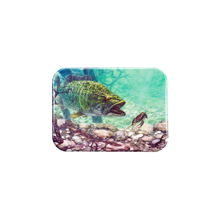 "Honey Creek Smallmouth" - 2.5" X 3.5" Rectangle Fridge Magnets