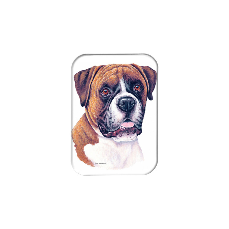 "Boxer II" - 2.5" X 3.5" Rectangle Fridge Magnets