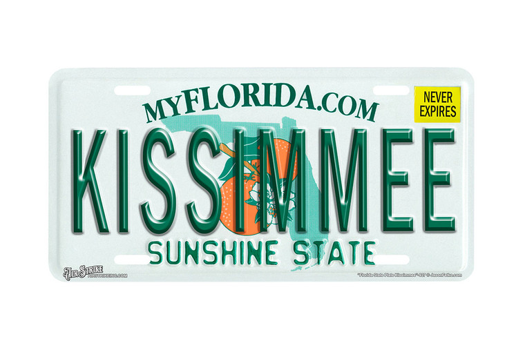 "Florida State Kissimmee" - Decorative License Plate