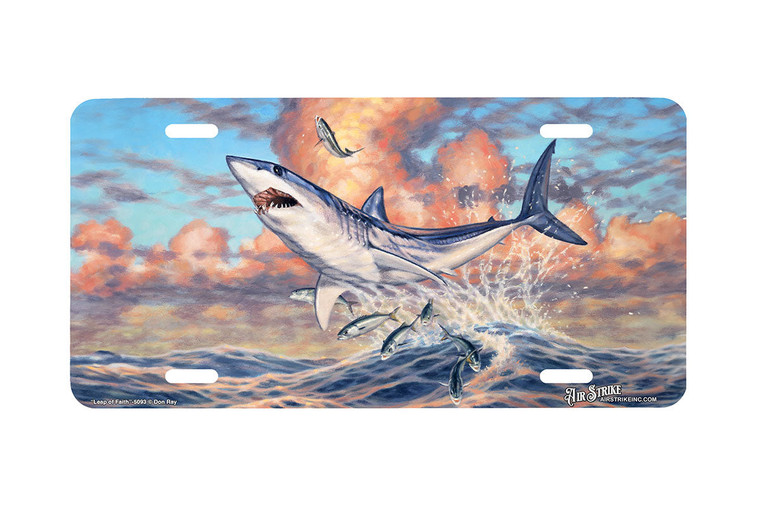 "Leap Of Faith" - Decorative License Plate