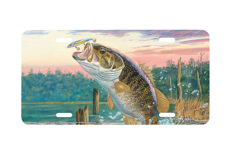 "Up Shot" - Decorative License Plate